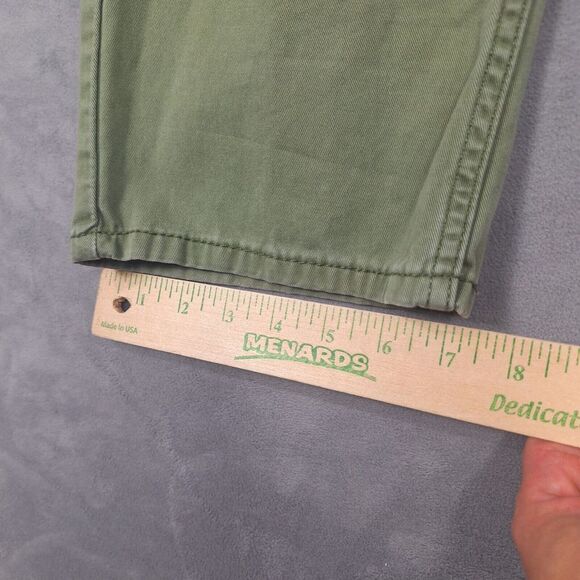 Levis 514 Pants Mens 32x34(31x33) Green Jeans low rise - Picture 7 of 9